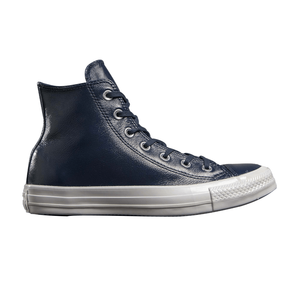 Кроссовки Converse Wmns Chuck Taylor All Star Crinkled Patent Leather Hi 'Midnight Navy'