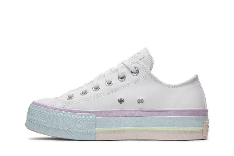 Кроссовки Converse Wmns Chuck Taylor All Star Lift Low 'White Lilac Blue'
