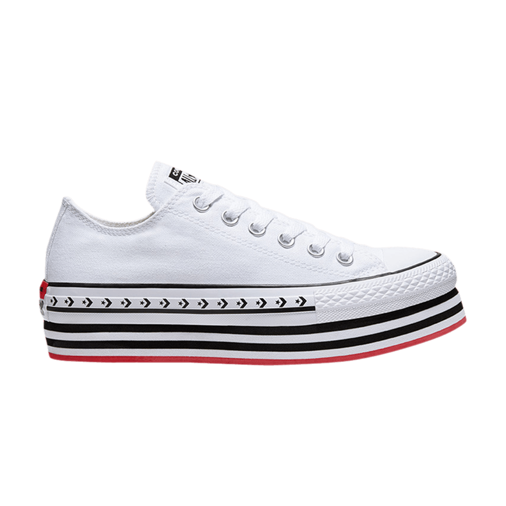 Кроссовки Converse Wmns Chuck Taylor All Star Platform Layer Low 'Logo Play - White'