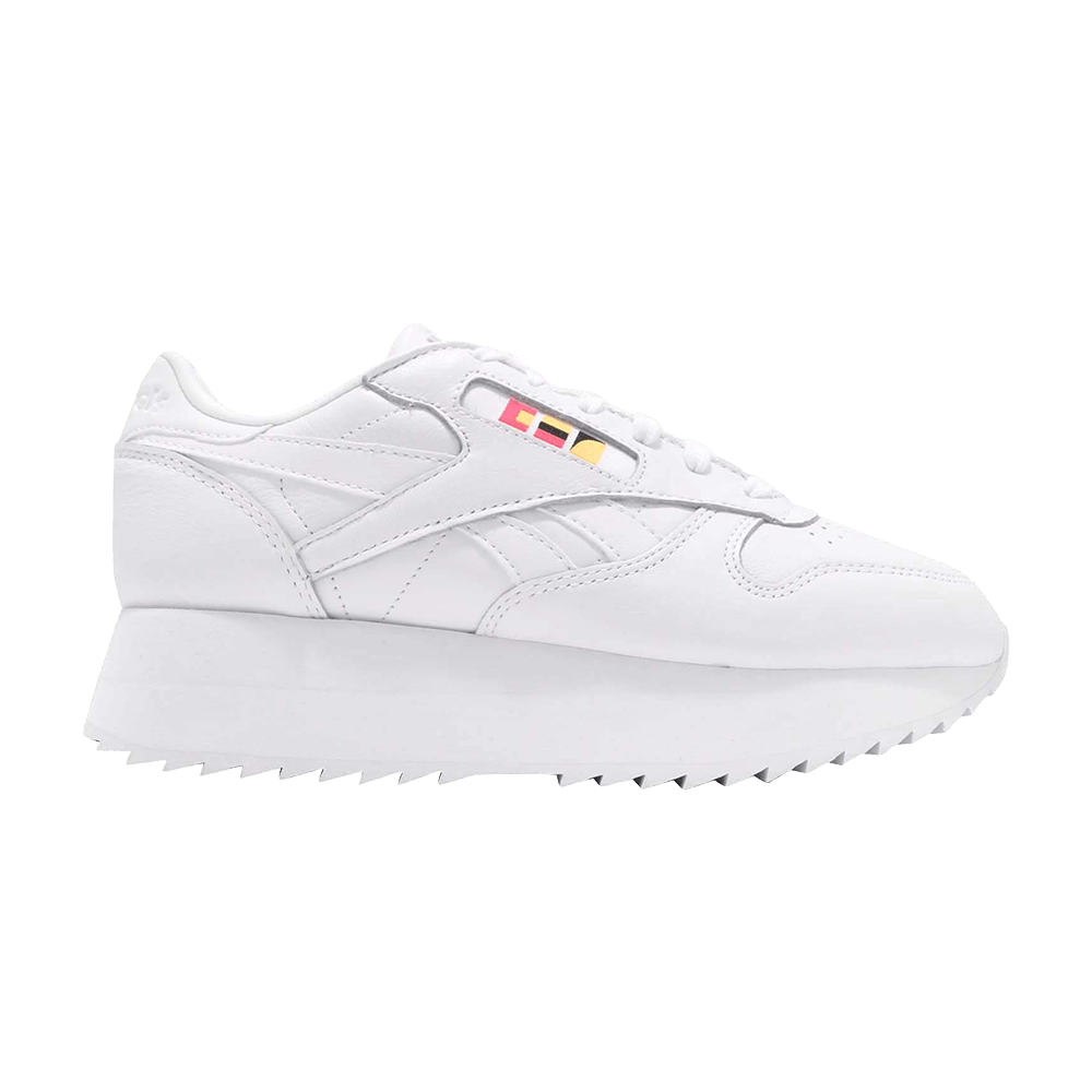 Кроссовки Reebok Wmns Classic Leather Double 'White'