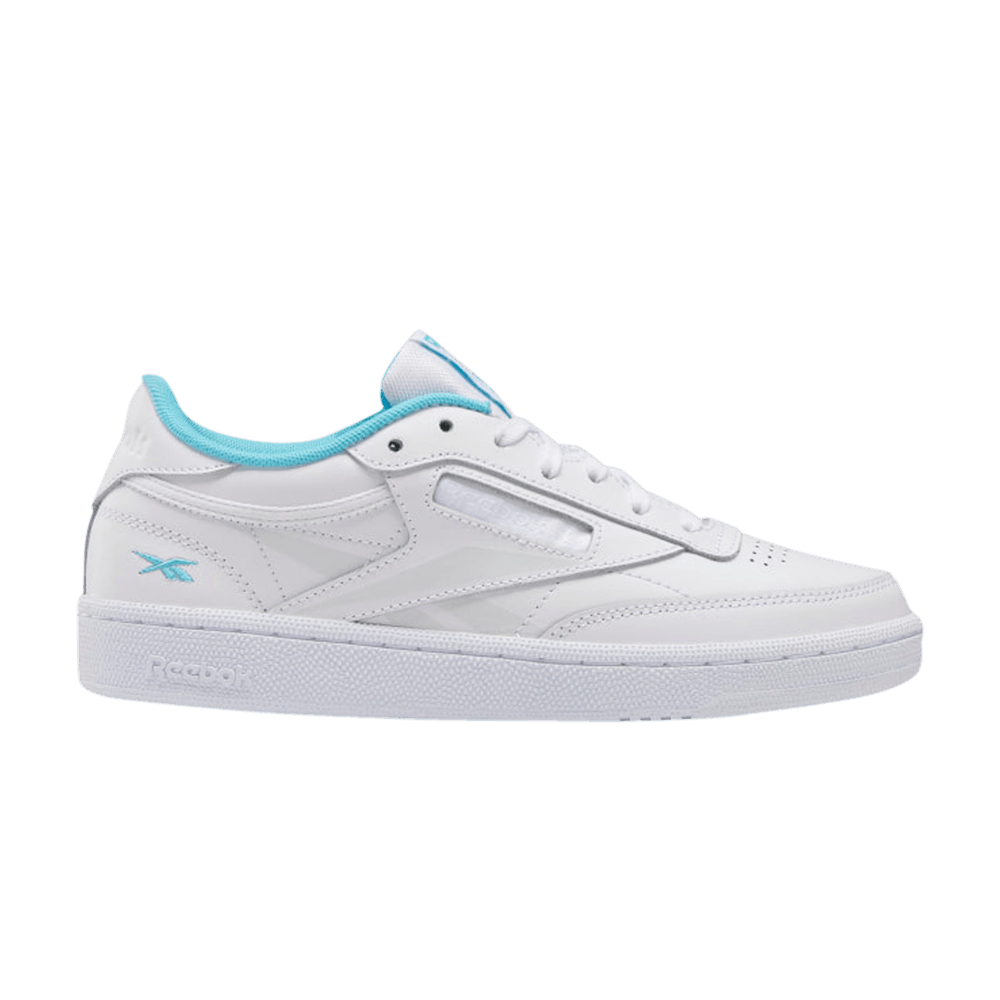 Кроссовки Reebok Wmns Club C 85 'White Neon Blue'