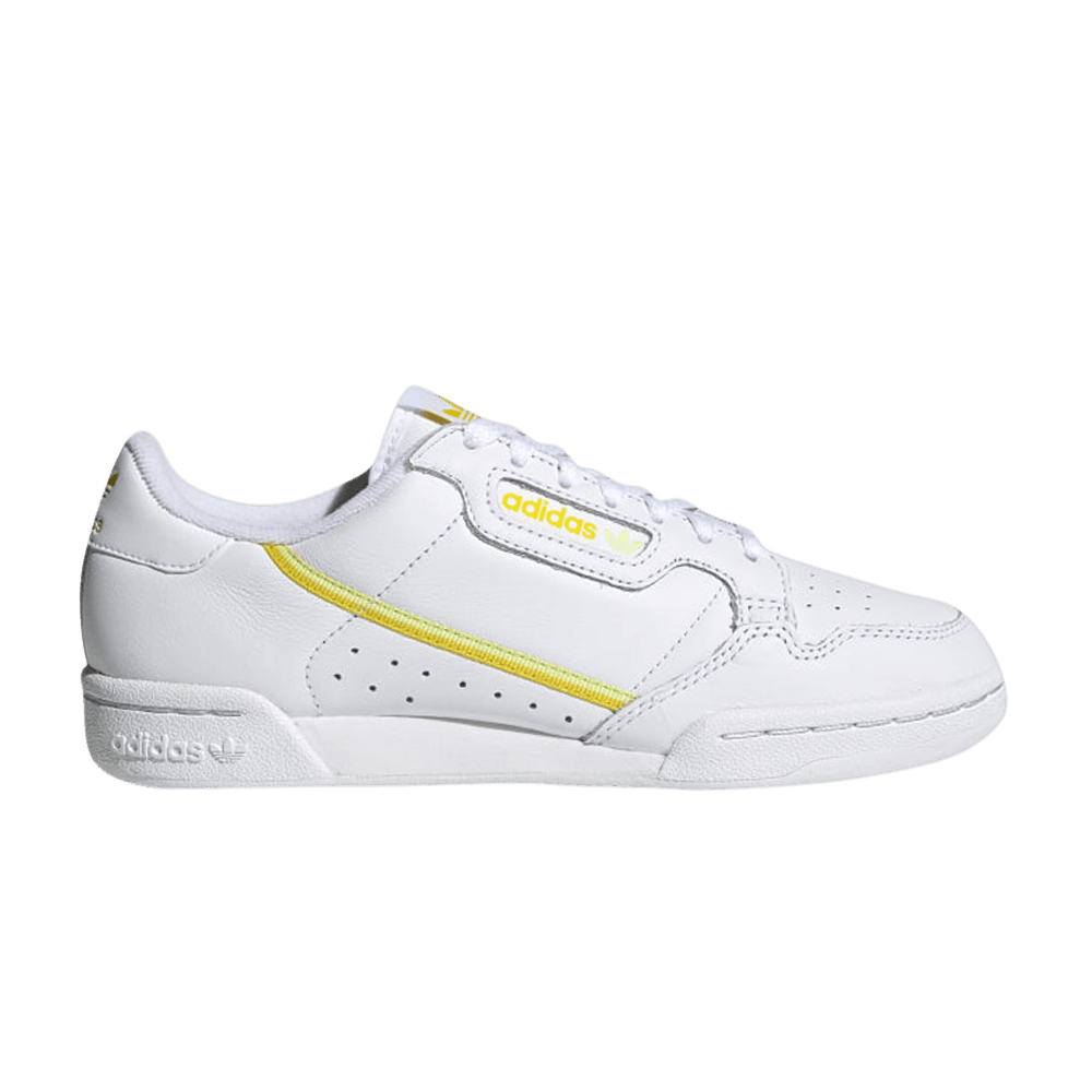Кроссовки adidas Wmns Continental 80 'White Semi Frozen Yellow'