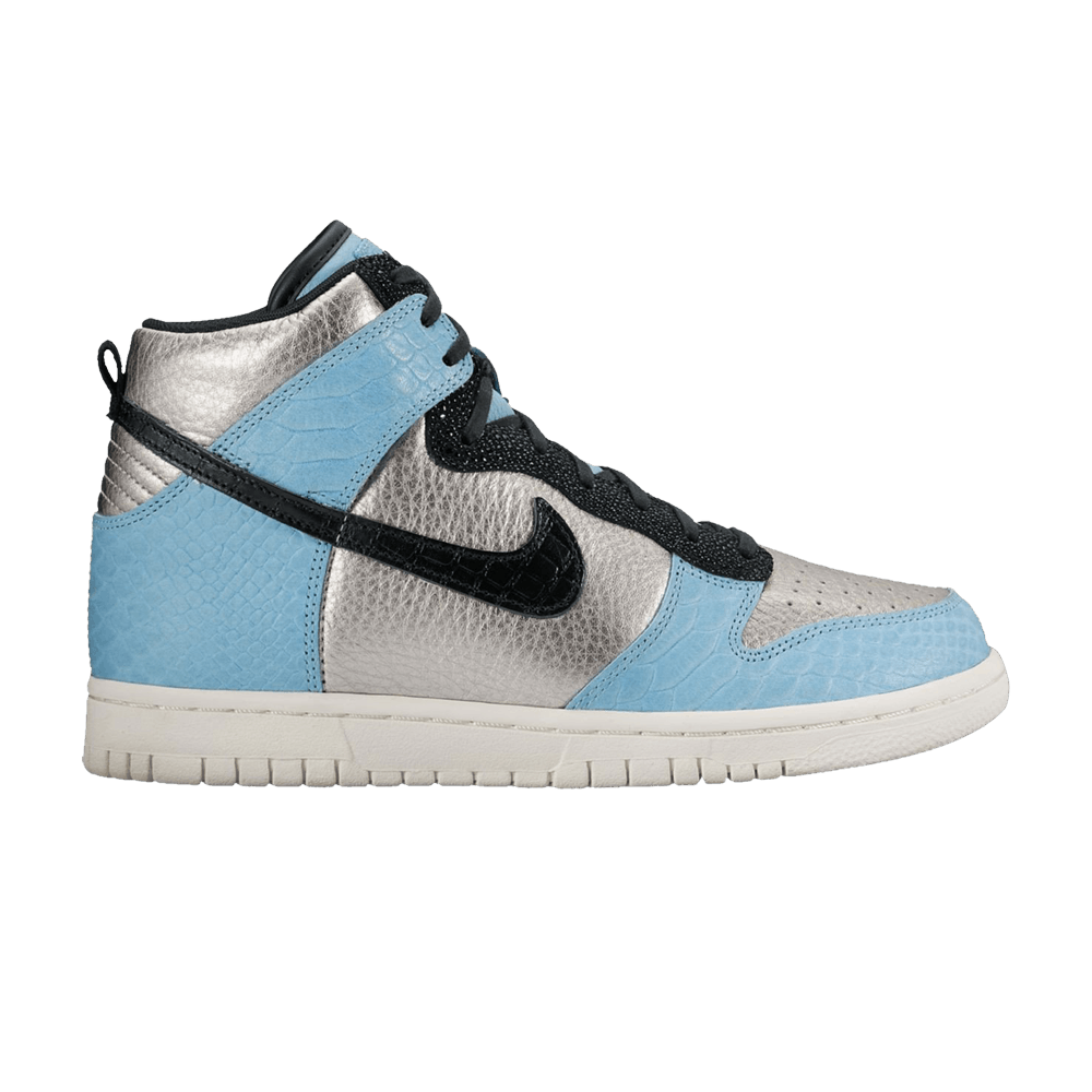 Кроссовки Nike Wmns Dunk High LX 'Metallic Silver Mica Blue'