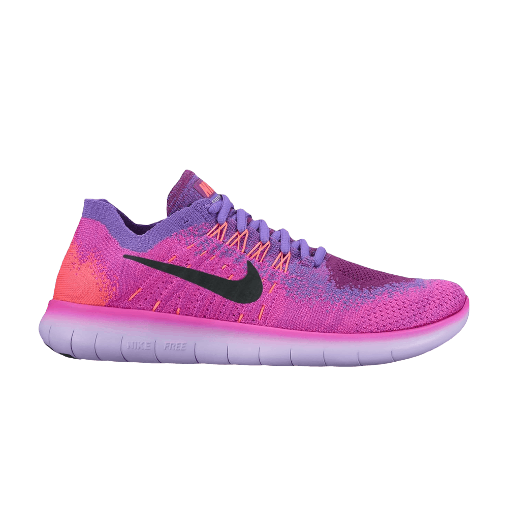 Кроссовки Nike Wmns Free RN Flyknit 2017 'Fire Pink Grape'