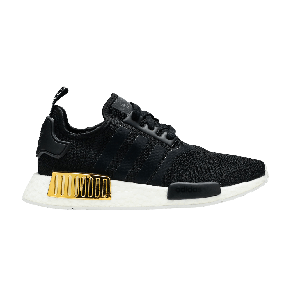 Кроссовки adidas Wmns NMD_R1 'Black Gold Metallic'
