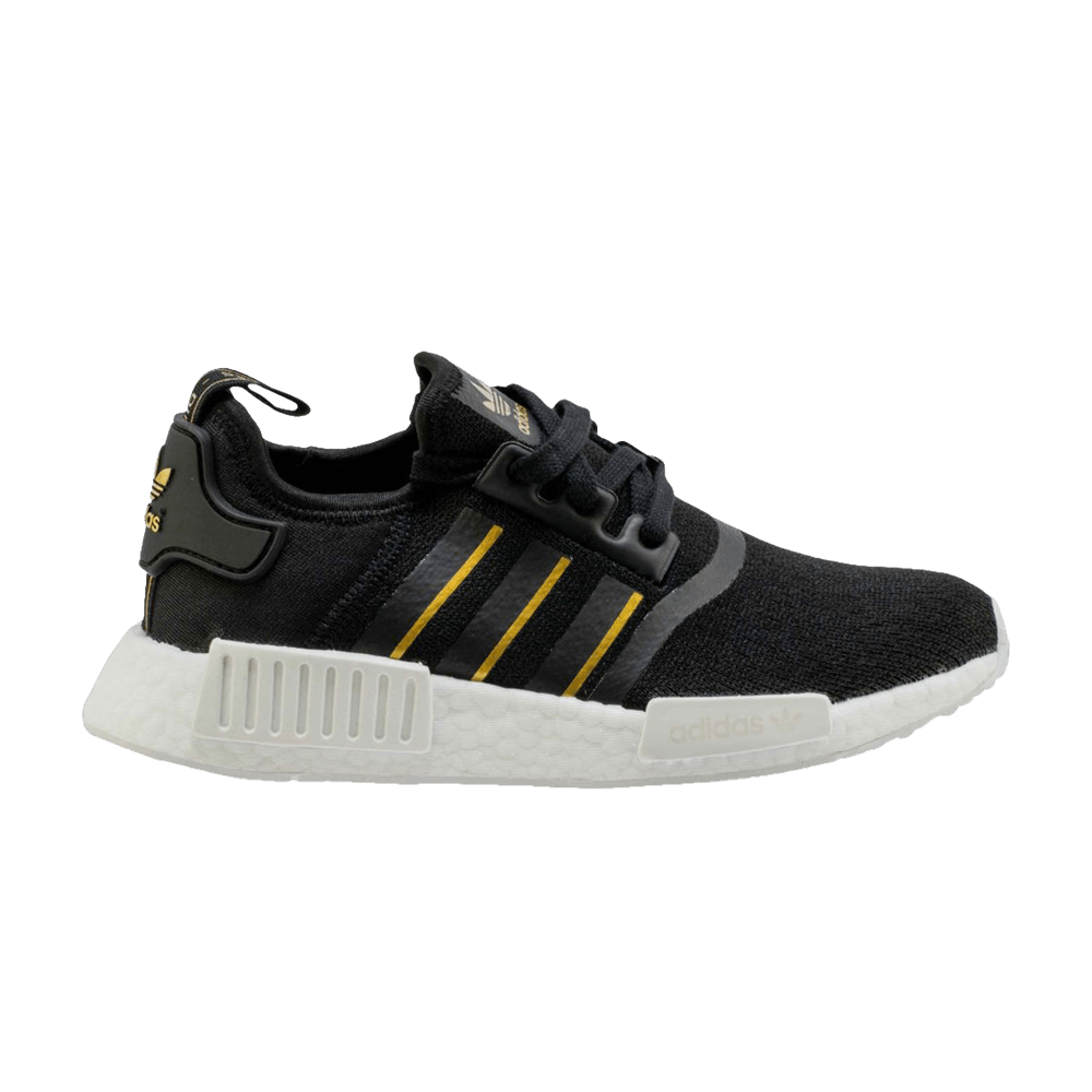 Кроссовки adidas Wmns NMD_R1 'Black Gold Metallic'