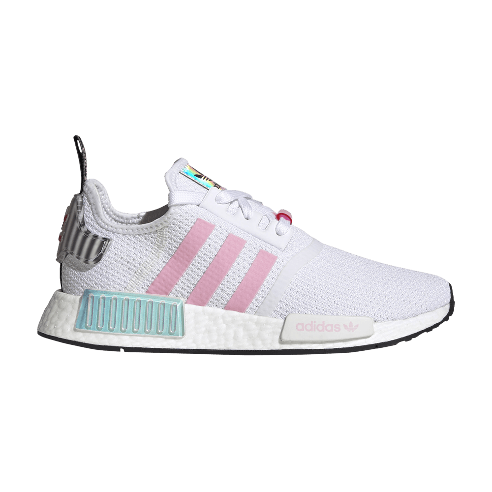 Кроссовки adidas Wmns NMD_R1 'White True Pink Hologram'