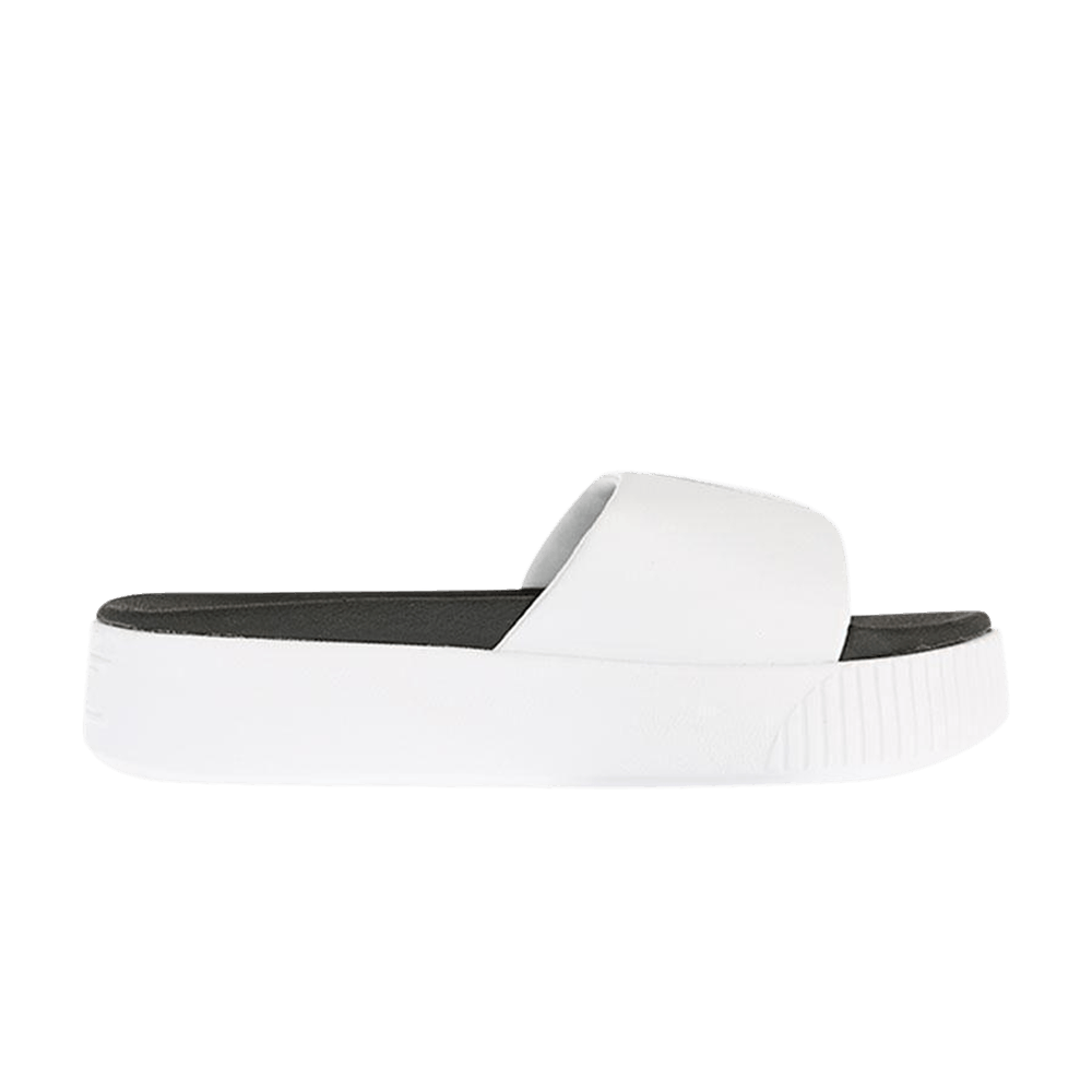 Кроссовки Puma Wmns Platform Slide Bold SD 'White Black'