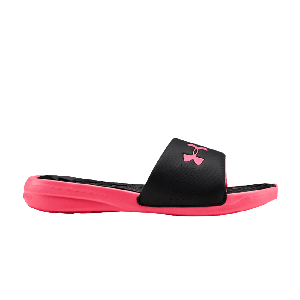 Кроссовки Under Armour Wmns Playmaker Fixed Strap Slide 'Black Pink'