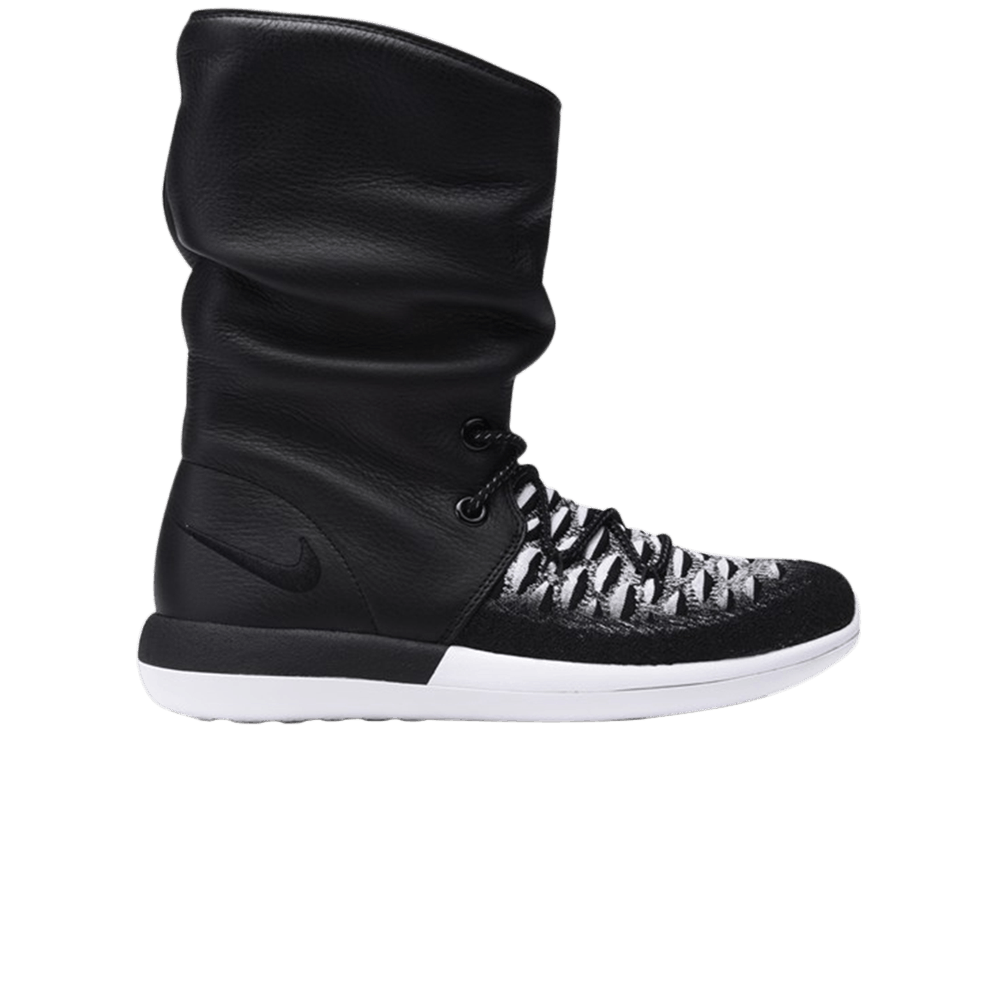 Кроссовки Nike Wmns Roshe 2 Flyknit Hi 'Black White'