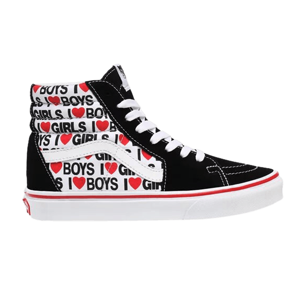 Кроссовки Vans Wmns Sk8-Hi 'I Heart'