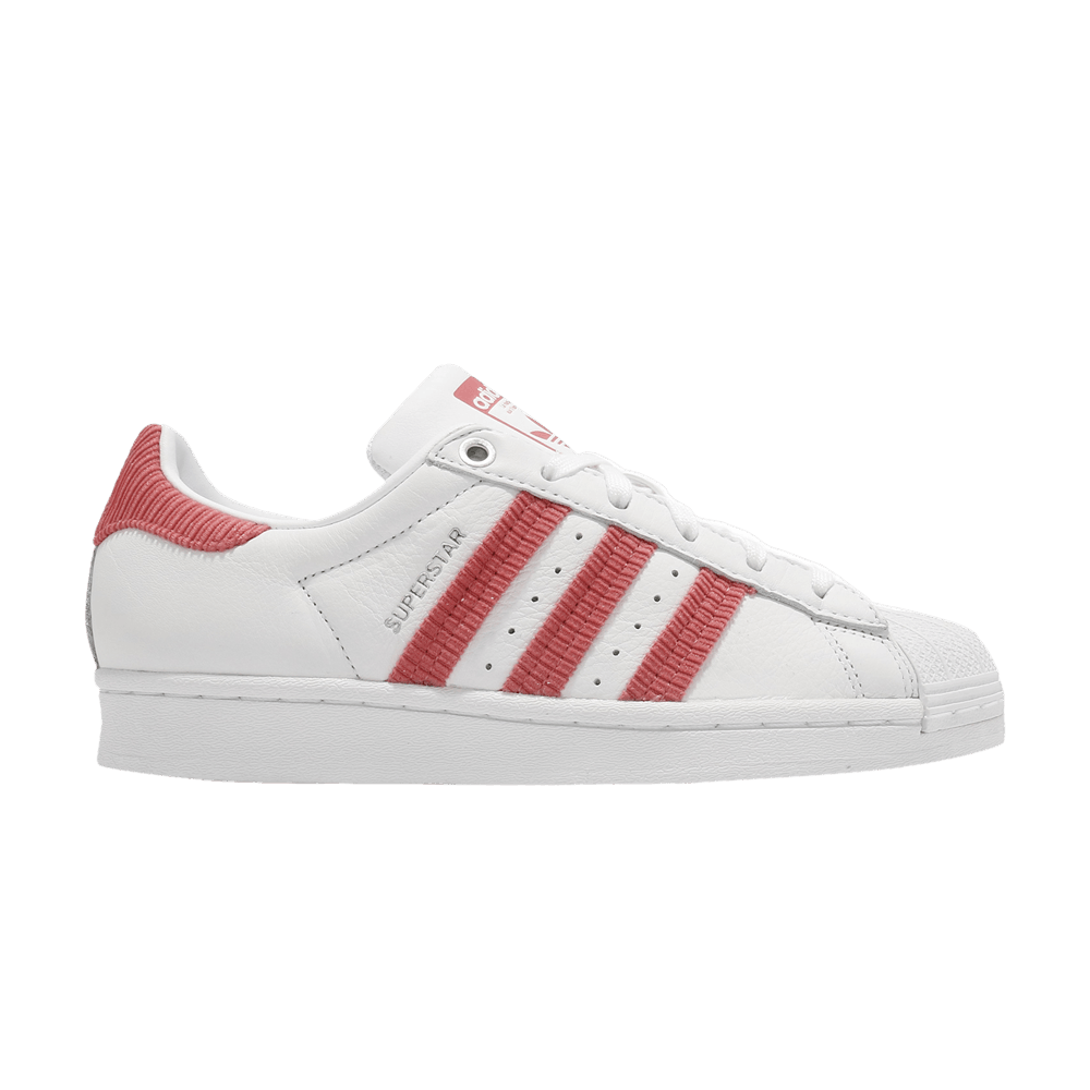 Кроссовки adidas Wmns Superstar 'Corduroy Striped - White Tactile Pink'