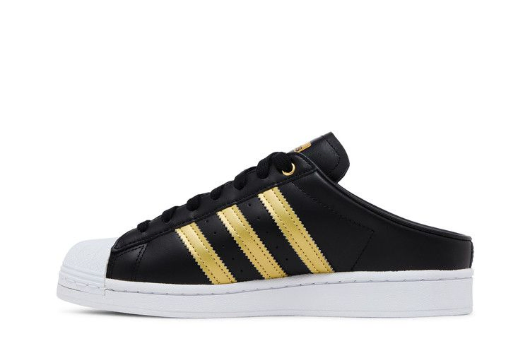 Кроссовки adidas Wmns Superstar Mule 'Black Gold Metallic'
