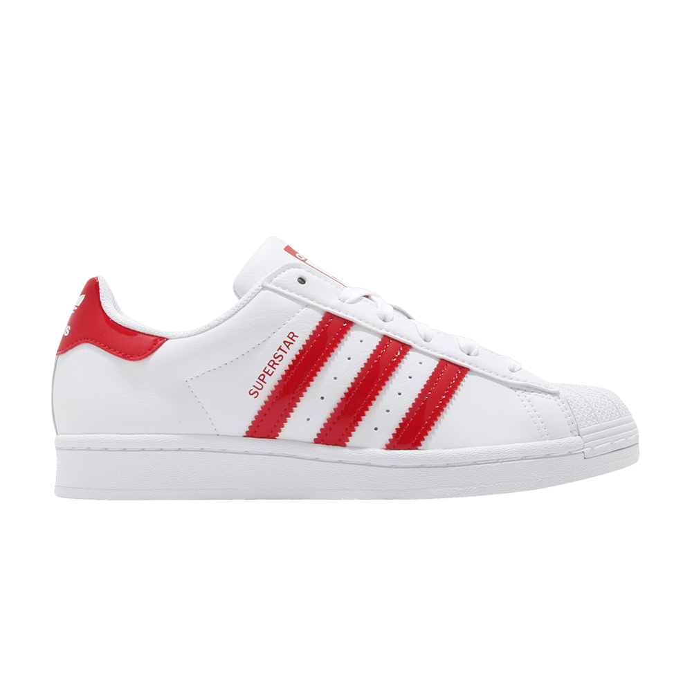 Кроссовки adidas Wmns Superstar 'White Scarlet'