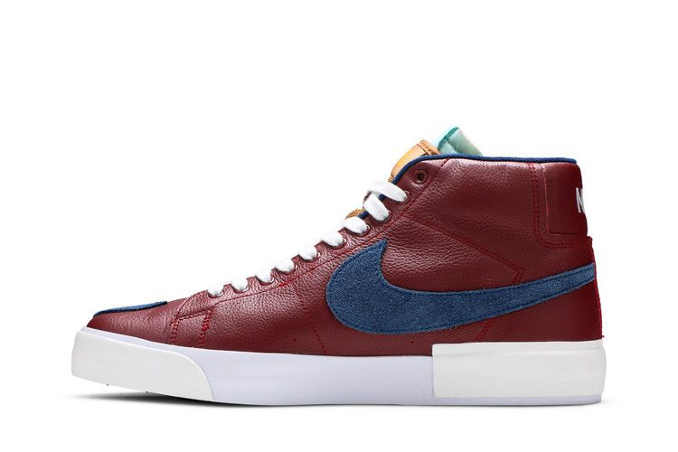 Кроссовки Nike Zoom Blazer Mid Edge SB 'Team Red Navy'