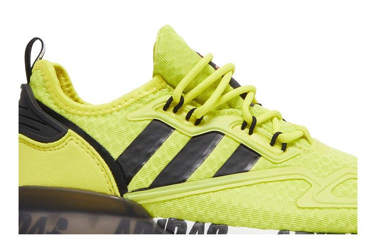 Кроссовки adidas ZX 2K Boost J 'Bold Logo Graphic - Acid Yellow'