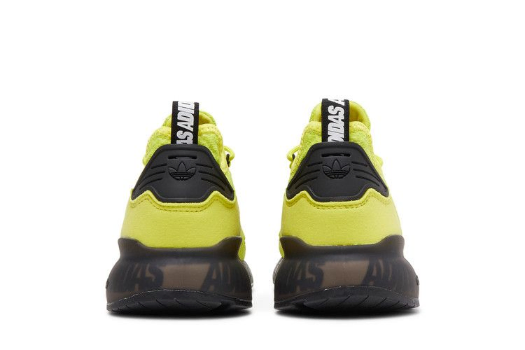 Кроссовки adidas ZX 2K Boost J 'Bold Logo Graphic - Acid Yellow'