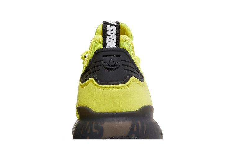 Кроссовки adidas ZX 2K Boost J 'Bold Logo Graphic - Acid Yellow'