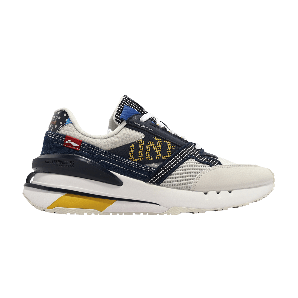 Кроссовки Li-Ning 001 Newborn 'Antarctic Grey Deep Blue'