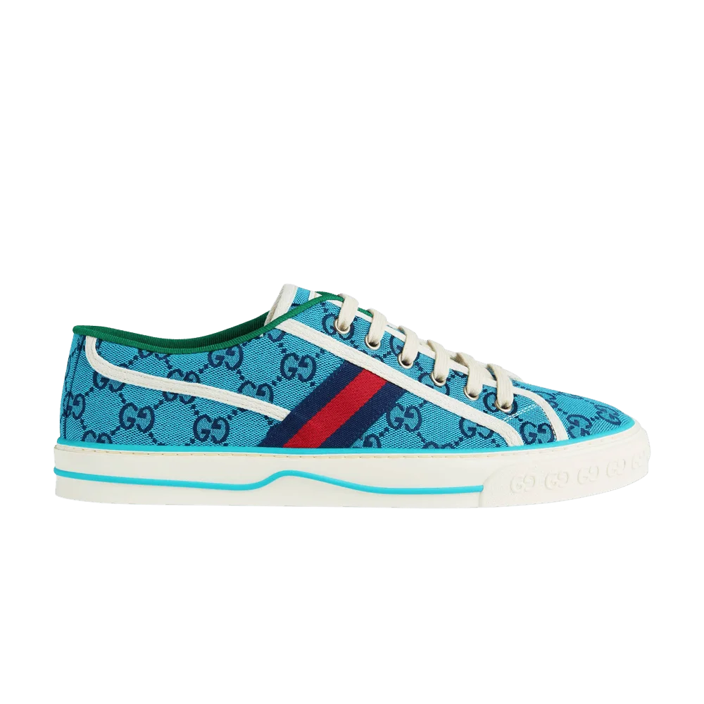 Кроссовки Gucci Wmns Tennis 1977 'Light Blue Monogram'