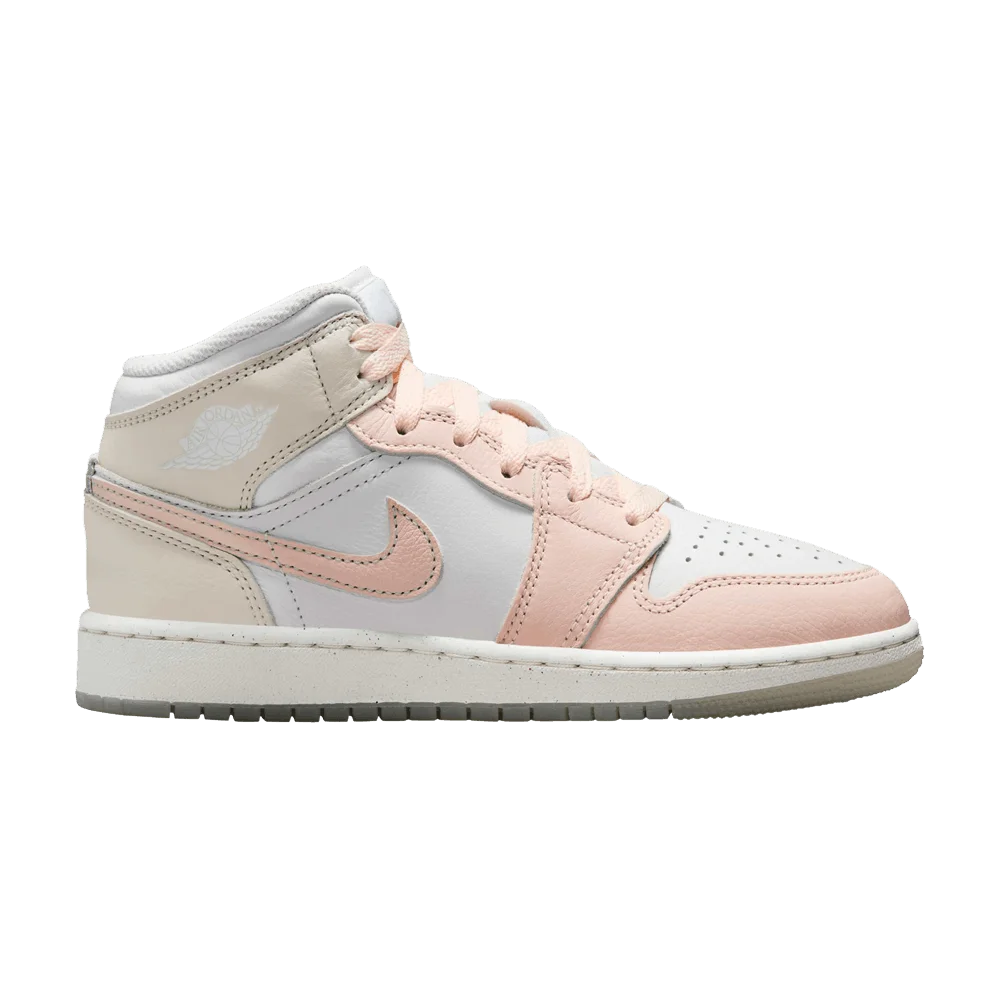 Кроссовки Air Jordan 1 Mid GS 'Sail Guava Ice'