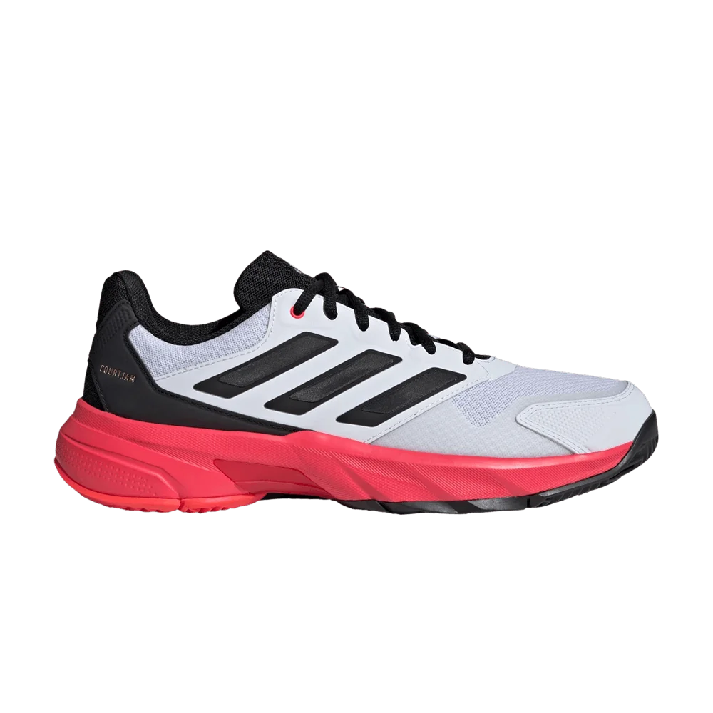 Кроссовки Adidas CourtJam Control 3 'White Black Lucid Red'
