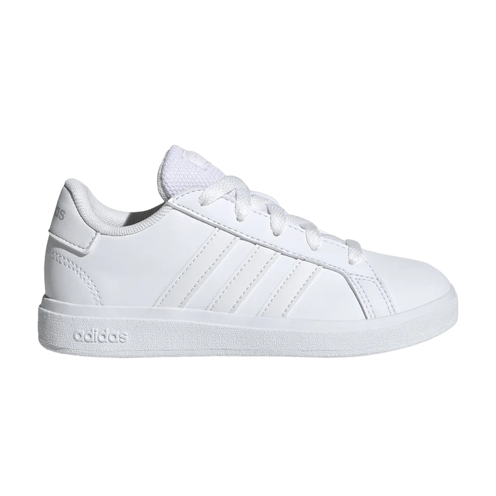 Кроссовки Adidas Grand Court Lace-Up K 'White Grey'