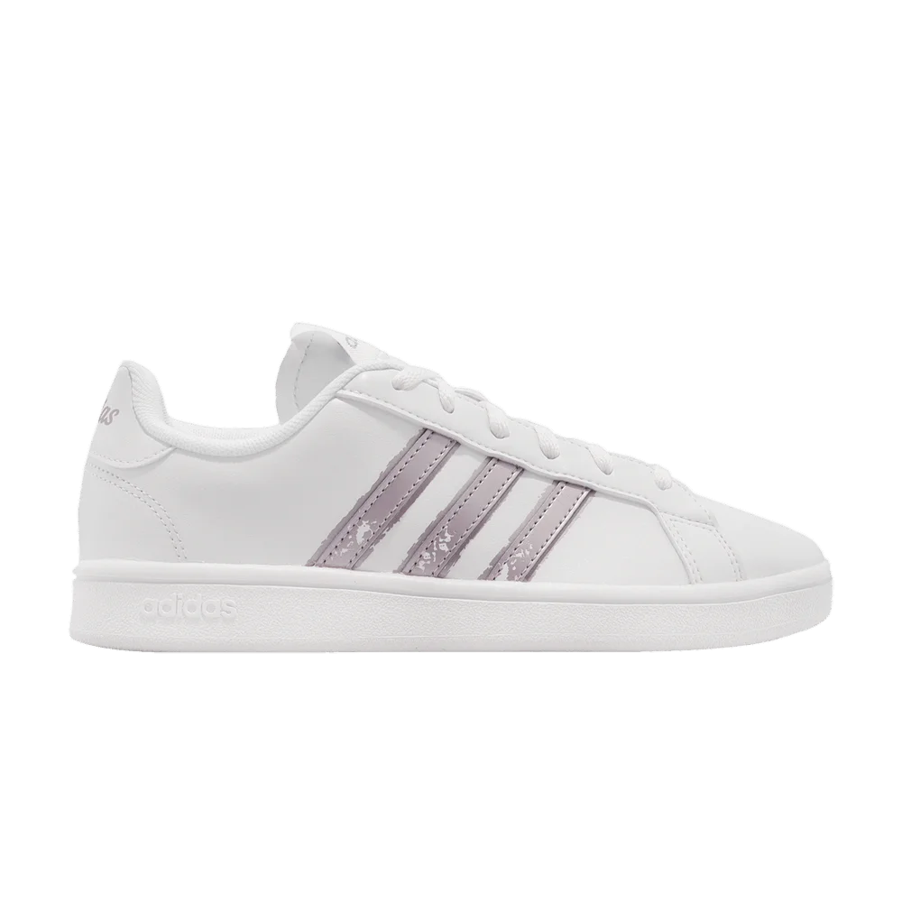 Кроссовки Adidas Wmns Grand Court Beyond 'White Matte Purple Metallic'