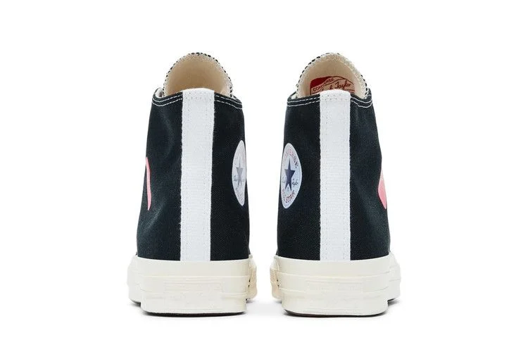 Кроссовки Comme des Garçons PLAY x Converse Chuck 70 High 'Small Red Heart - Black'