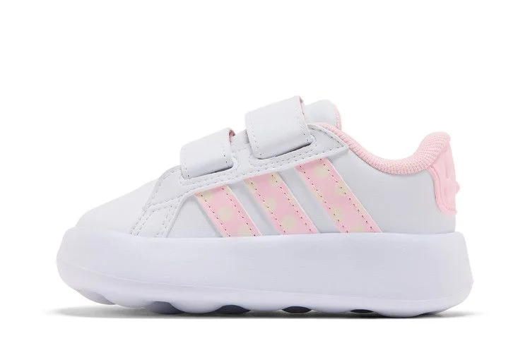 Кроссовки Disney x adidas Grand Court I 'Minnie Mouse - Pink Polka Dots'