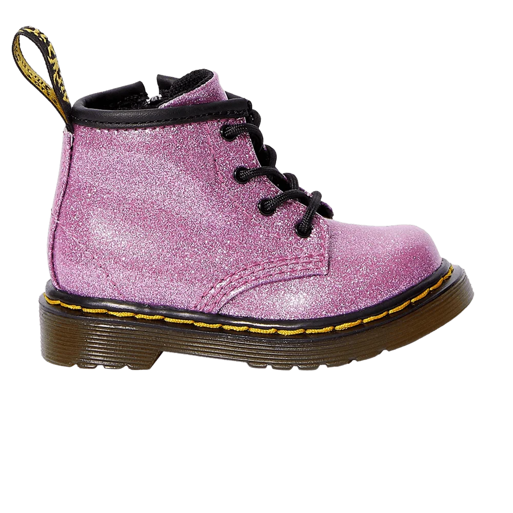 Кроссовки Dr. Martens 1460 Glitter Lace Up Boot Toddler 'Dark Pink'