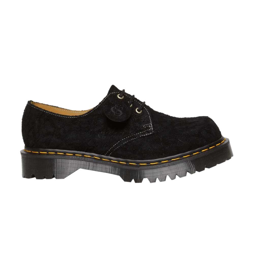 Кроссовки Dr. Martens 1461 Bex Made in England Emboss Suede Oxford 'Black'