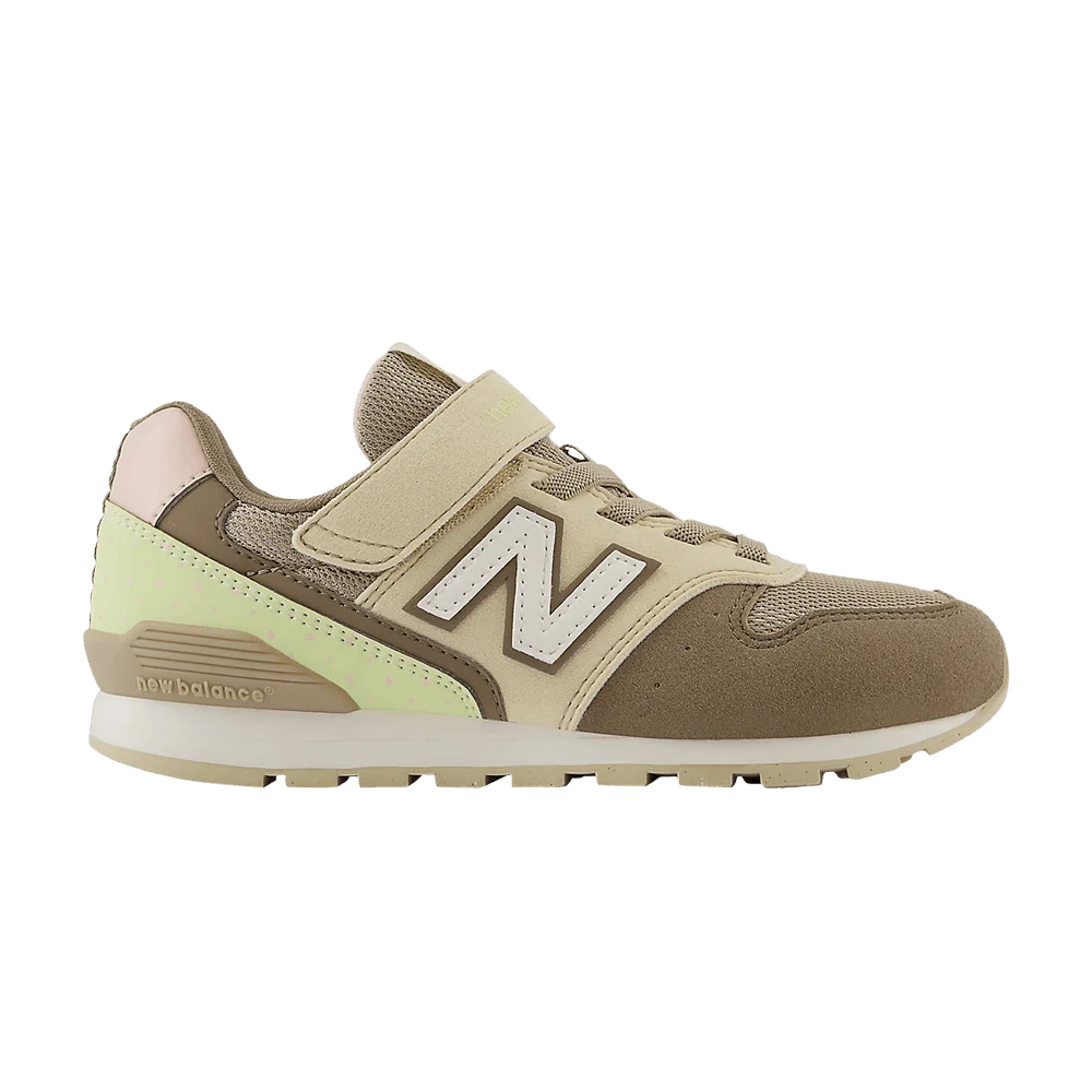 Кроссовки New Balance 996 Hook & Loop Big Kid Wide 'Mushroom Sandstone'