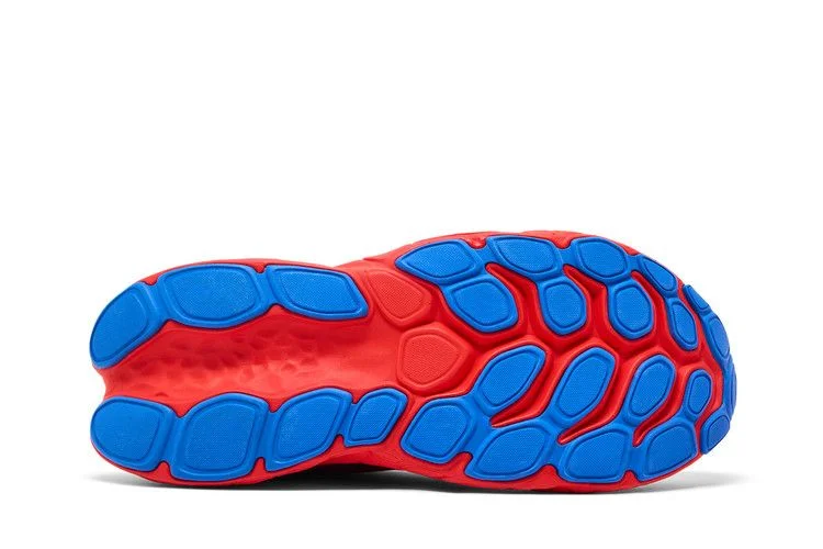 Кроссовки New Balance Fresh Foam X More v4 'Electric Red Bright Lapis'