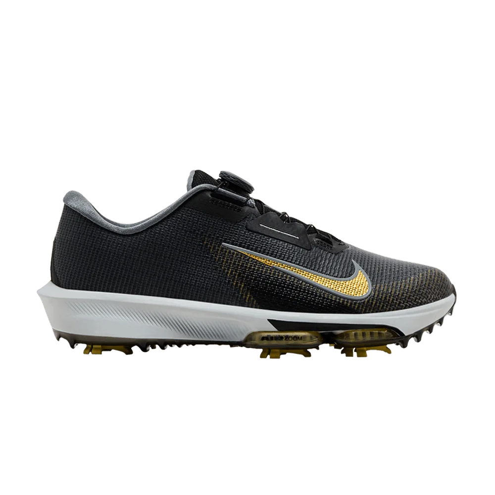 Кроссовки Nike Infinity Tour BOA 2 Golf Wide 'Black Infinite Gold'