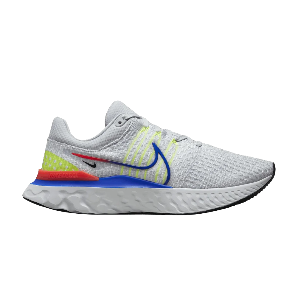 Кроссовки Nike React Infinity Run Flyknit 3 'Platinum Racer Blue'