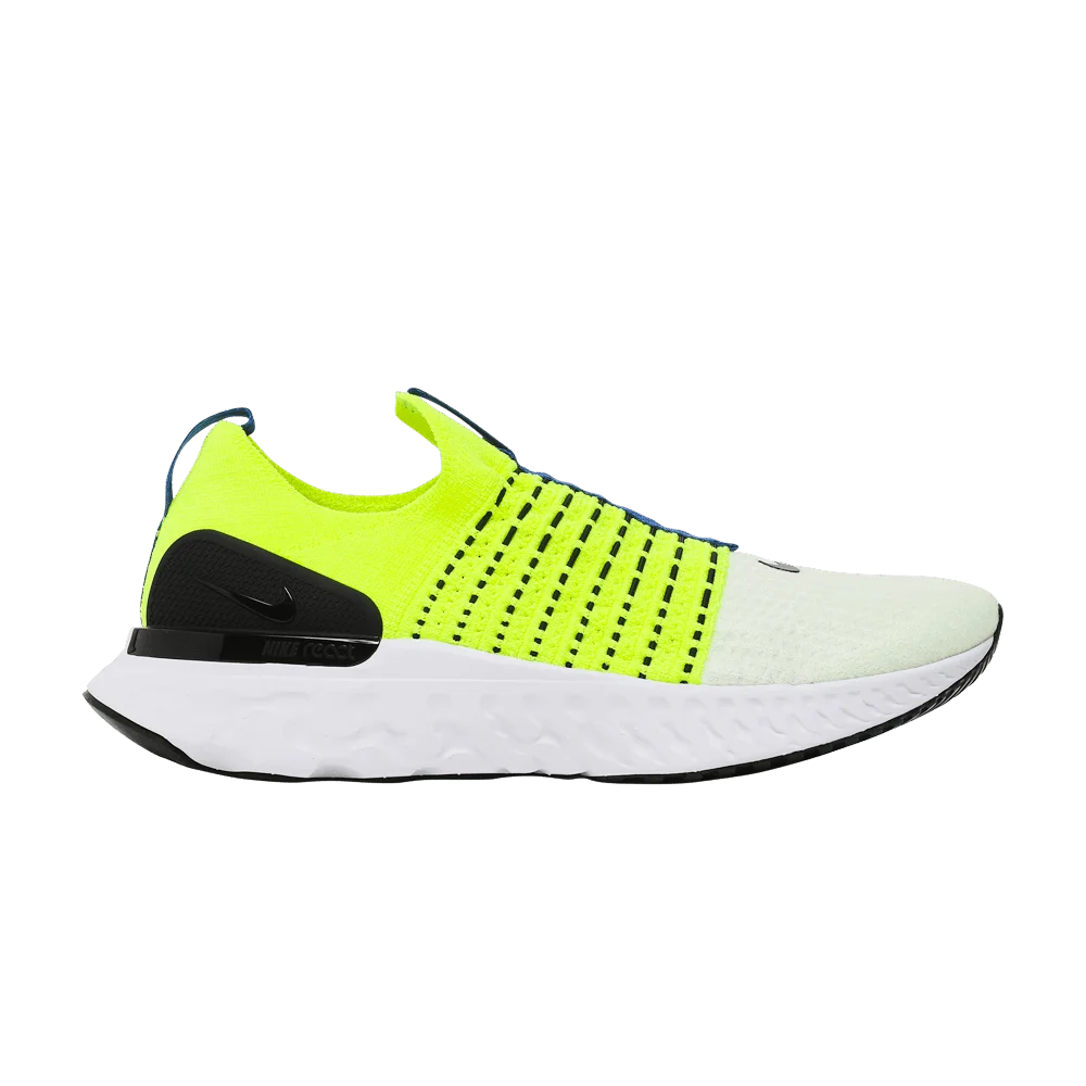 Кроссовки Nike React Phantom Run Flyknit 2 'White Yellow'