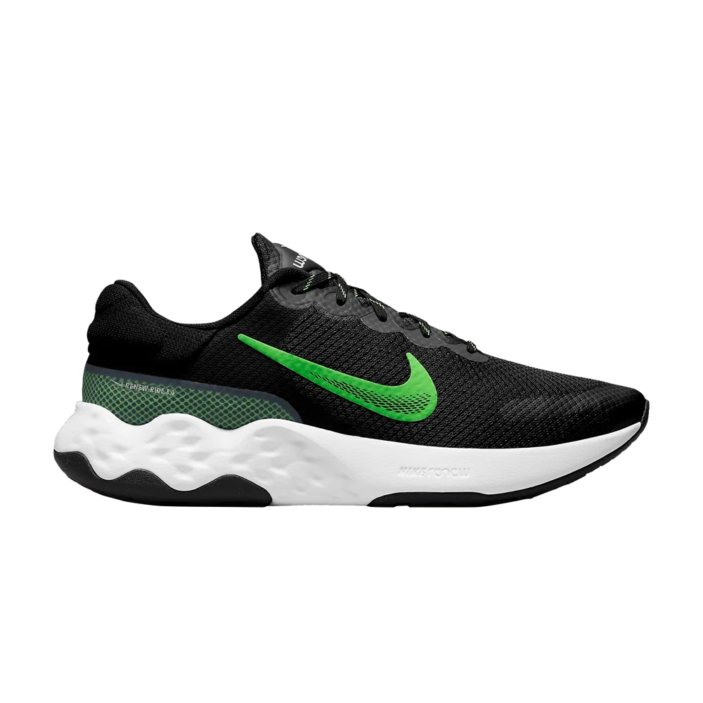 Кроссовки Nike Renew Ride 3 'Black Green Strike'