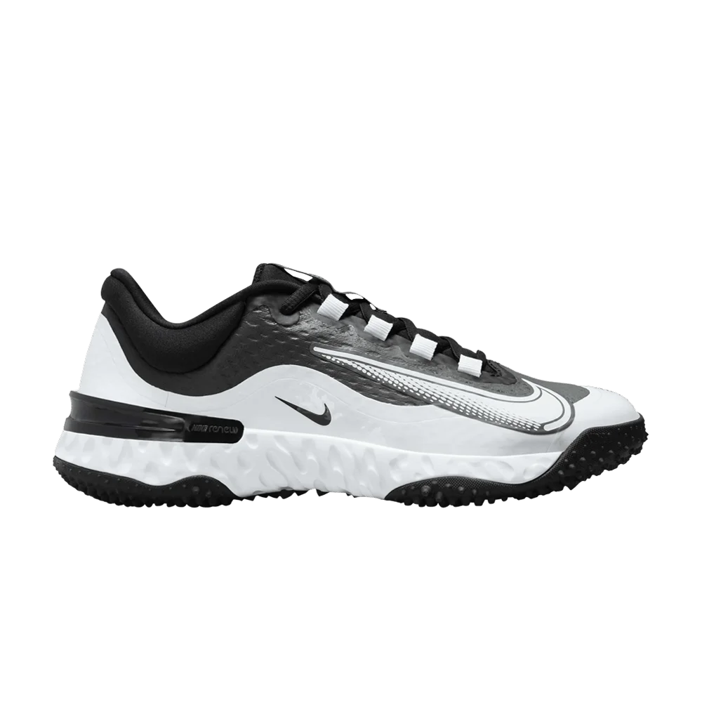 Кроссовки Nike Wmns Alpha Huarache Elite 4 TF 'Black Iron Grey White'