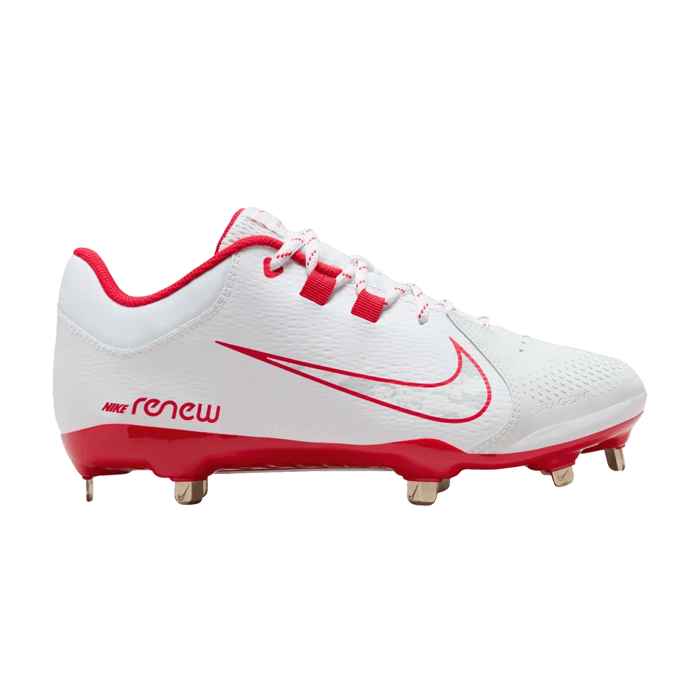Кроссовки Nike Wmns Hyperdiamond 4 Pro 'White University Red'