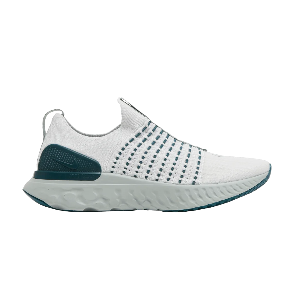 Кроссовки Nike Wmns React Phantom Run Flyknit 2 'Platinum Tint Dark Teal Green'