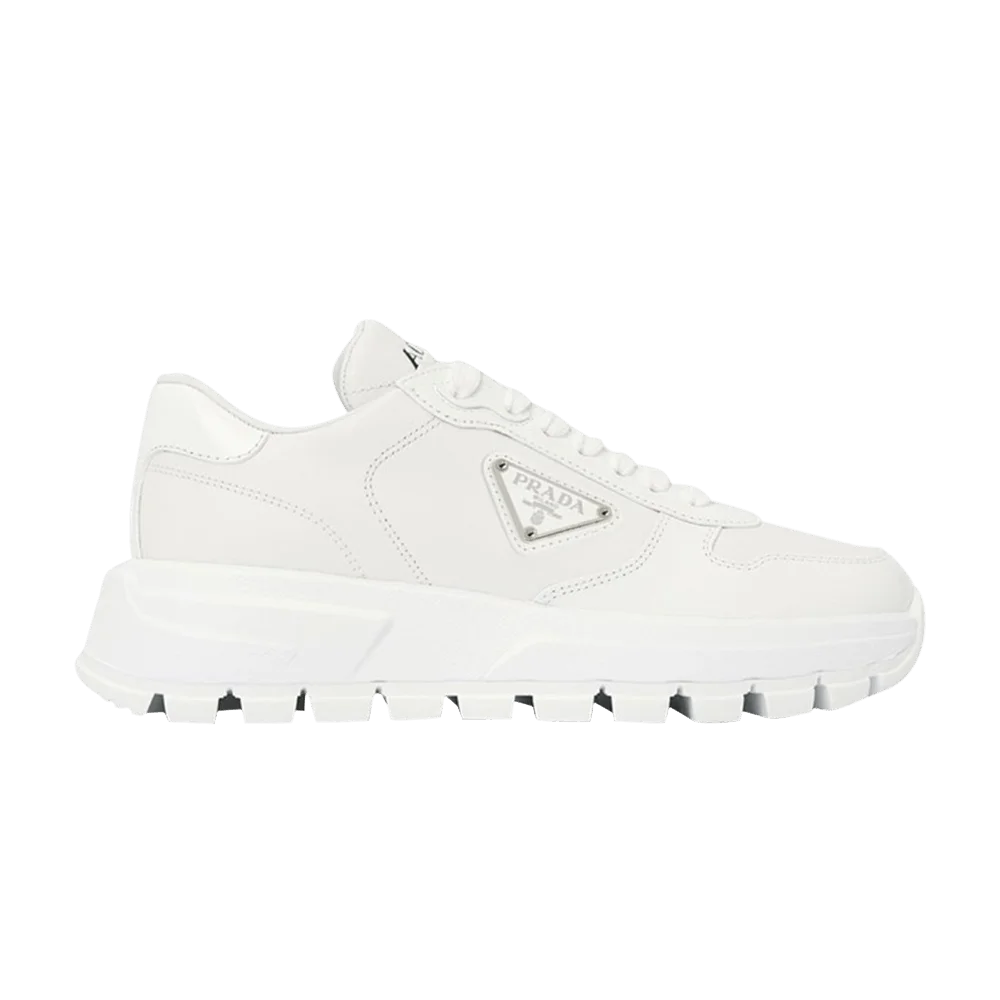 Кроссовки Prada Wmns Leather 'White'