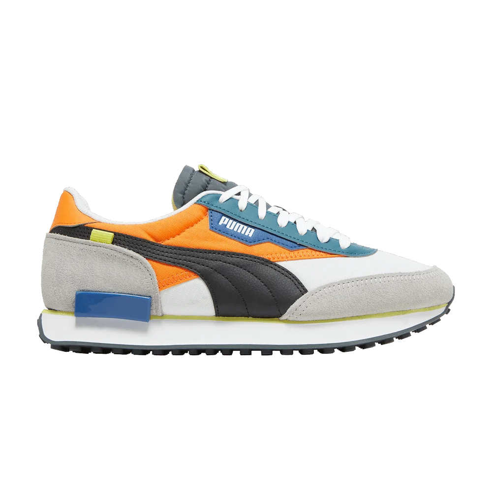 Кроссовки Puma Future Rider Play On 'White Vibrant Orange'