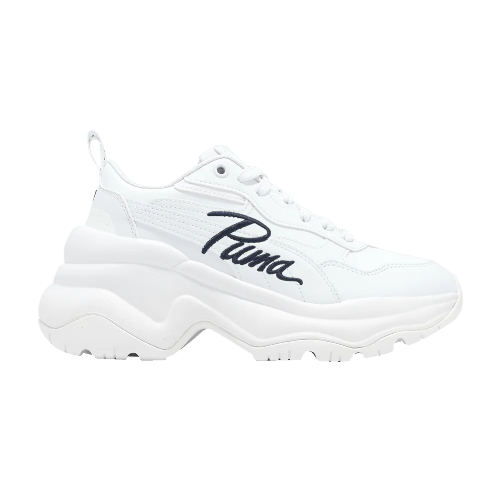 Кроссовки Puma Wmns Cilia Wedge 'White Navy'