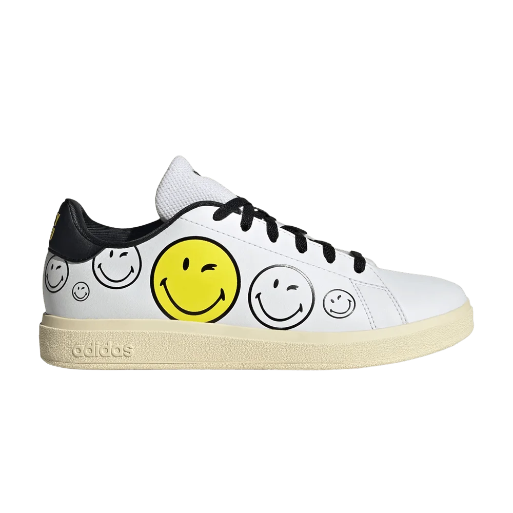 Кроссовки Smiley x adidas Advantage Base 2.0 J 'Smiley Graphics'