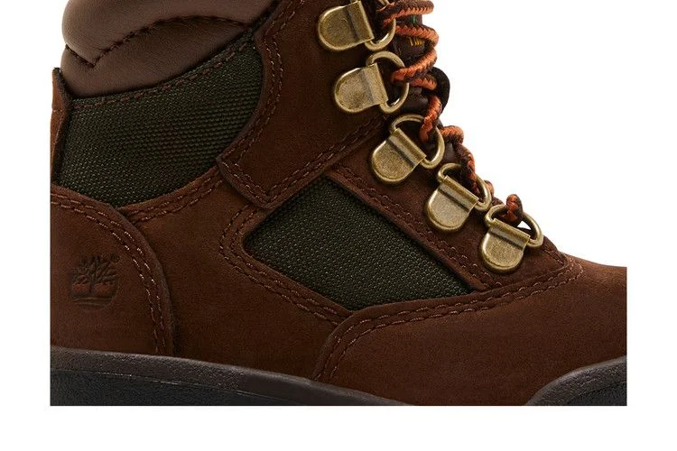 Кроссовки Timberland 6 Inch Field Boot Toddler 'Medium Brown Olive'