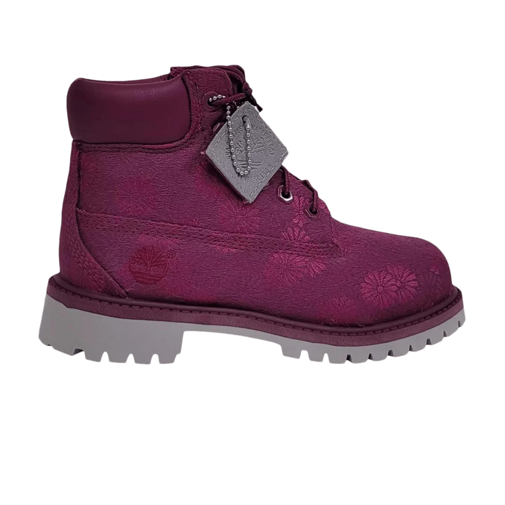 Кроссовки Timberland 6 Inch Premium Waterproof Boot Junior 'Magenta Floral'