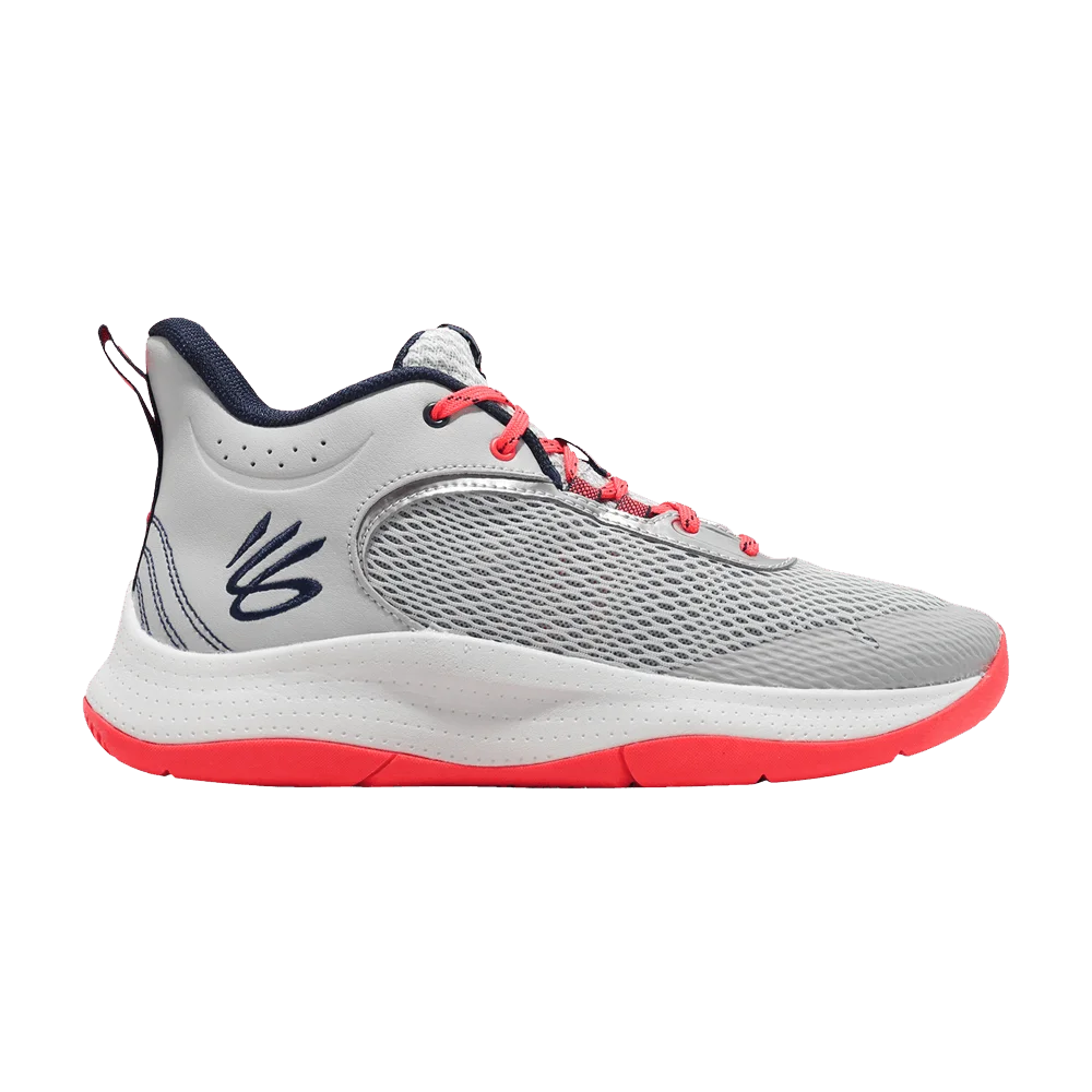 Кроссовки Under Armour Curry 3Z6 'Grey Red'