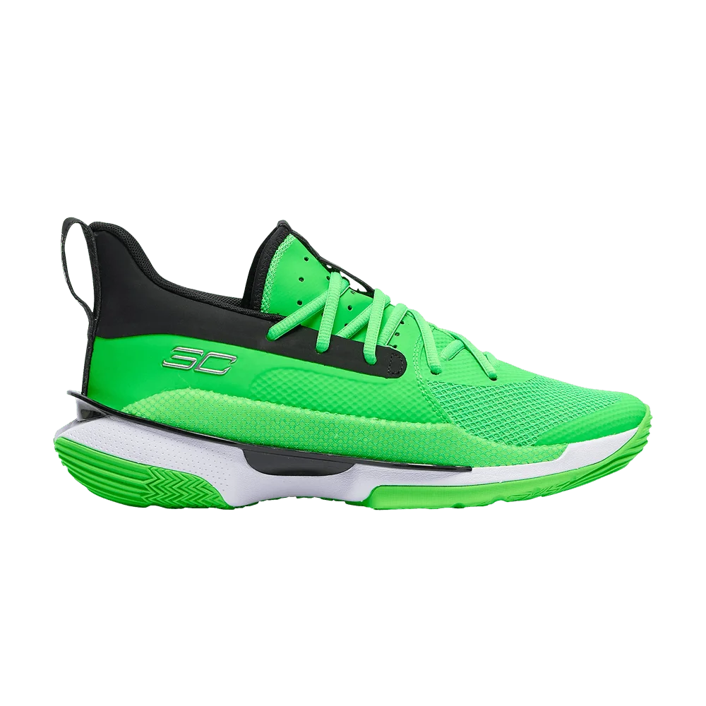 Кроссовки Under Armour Curry 7 Team 'Green Black'