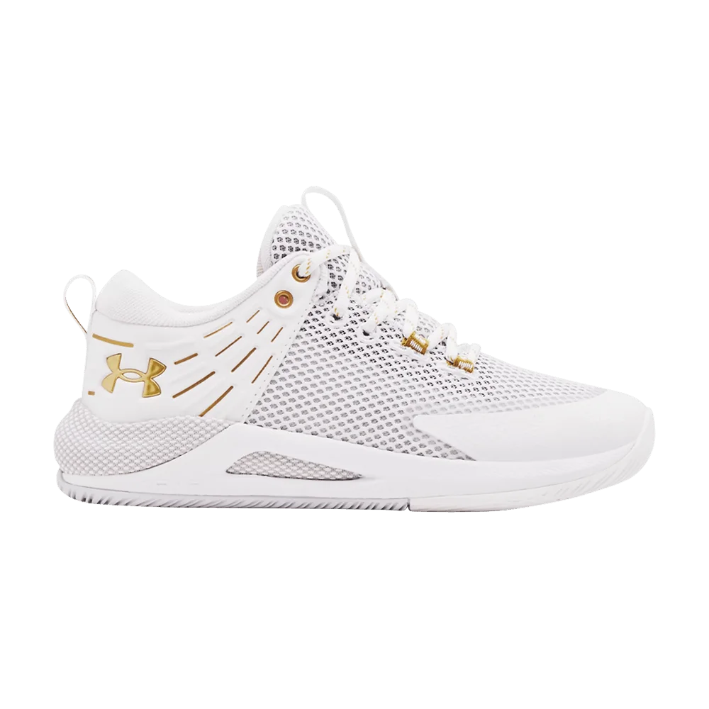 Кроссовки Under Armour Wmns HOVR Block City 'White Metallic Gold'